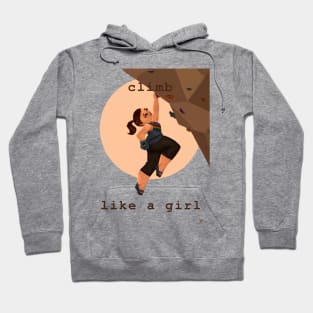 Climb Like a Girl Hoodie